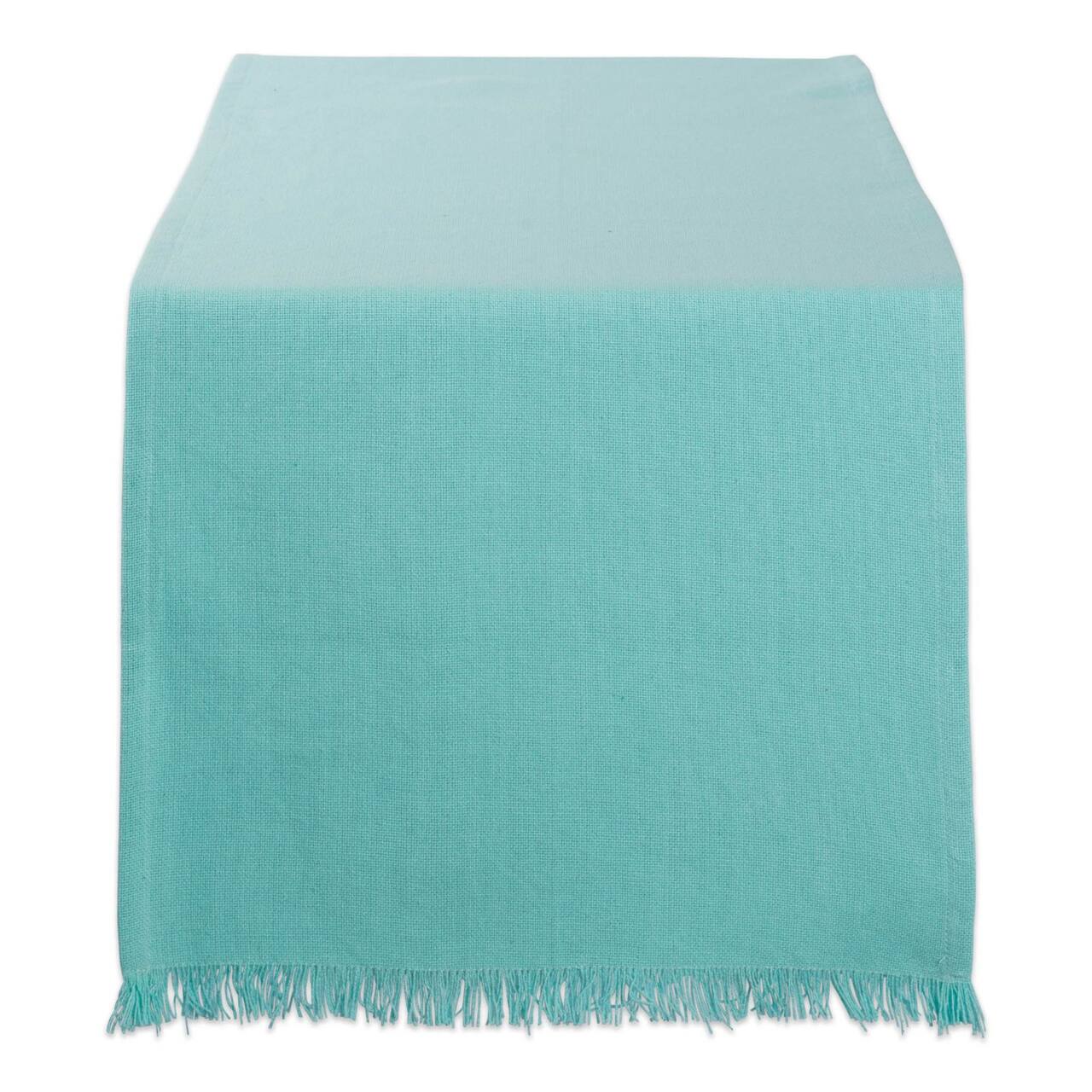 DII® 72" Solid Heavyweight Fringed Table Runner